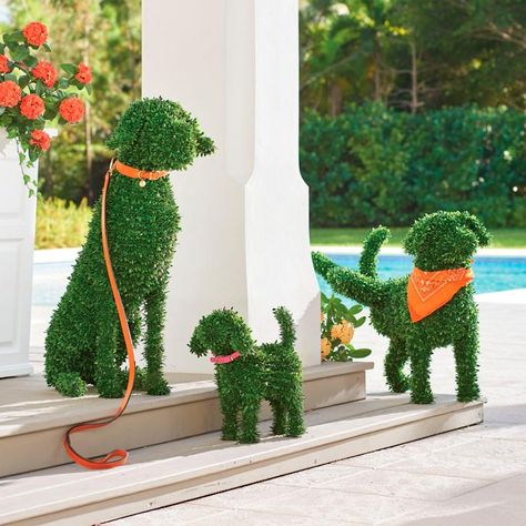 _main Diy Faux Topiary Outdoor, Dog Topiary, Topiary Frames, Boxwood Landscaping, Outdoor Topiary, Faux Boxwood, Boxwood Garden, Potager Garden, Modern Garden Design