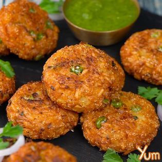 Murmure Potato Tikki | Murmure Potato Tikki Recipe* in the comment section! | By Yum | Facebook Potato, Quick Saves