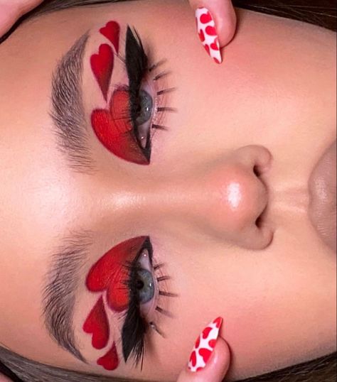 Cherry Eye Makeup, Plaid Makeup, College Makeup, Lip Art Makeup, Makeup Drawing, Inspo Makeup, Rainbow Makeup, Cat Eye Makeup, Eye Makeup Pictures