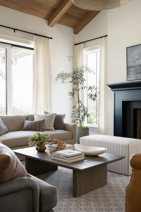 Small Entry Living Room Ideas, Transitional Coffee Table Decor, Studio Mcgee Coffee Table, Mcgee Living Room, Studio Mcgee Living Room, Transitional Coffee Table, Mcgee Home, Living Tv, Transitional Living