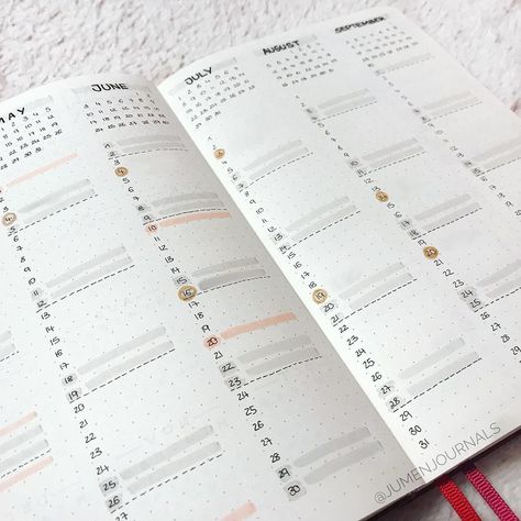 Bujo Inspiration Ideas Monthly, Bujo Monthly Log, Bujo Basics, Future Log Bullet Journal, Bullet Journal Yearly, Minimalist Bullet Journal, Bullet Journal Minimalist, Future Log, Bullet Journal 2020