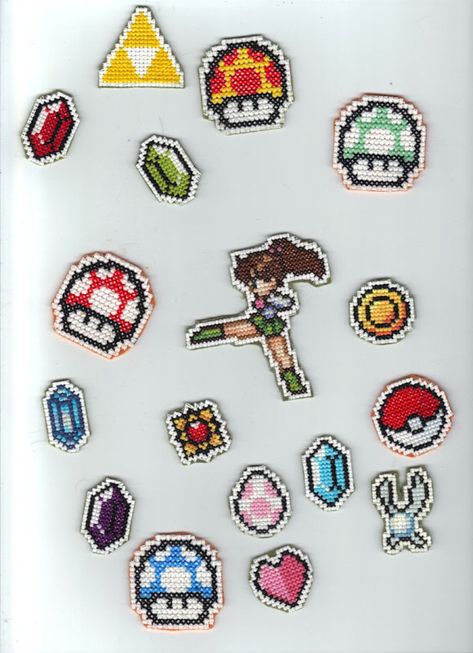 Mini Charms Tiny Cross Stitch Patterns Minis Free, Cross Stitch Patches, Cross Stitch Pins, Cross Stitch Patch, Stitch Patch, Pokemon Cross Stitch, Mini Clothes, Mini Cross Stitch, Mini Charm