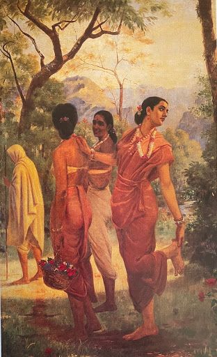 Ravivarma Paintings, Ravi Varma, Raja Ravi Varma, South Asian Art, Indian Art Gallery, Ancient Paintings, Asian Painting, Indian Painting, Art Corner