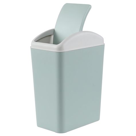 PRICES MAY VARY. Size: 11.61" X 7.59" X 16.34" Simple color matching, swing cover design, easy to use Made of solid materials, tough and easy to clean The lid can be removed, and it is convenient to replace the garbage bag Slim trash can, suitable for indoor narrow areas, such as bathroom, toilet, office, under the table, bedroom, living room, kitchen and so on 4.5 Gallon Plastic Trash Can with Lid Bedroom Trash Can, Plastic Trash Can, Trash Can With Lid, Plastic Trash, Can Openers, Household Waste, Kitchen Trash Cans, Kitchen Waste, Garbage Bin