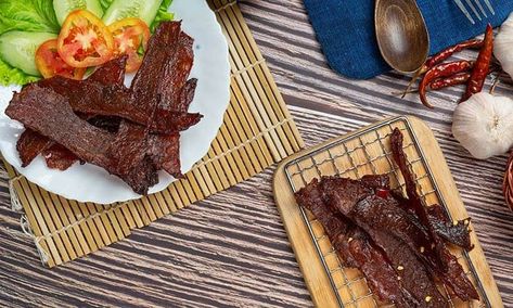 Smoked Moose Jerky Recipe Moose Jerky Recipe Dehydrator, Moose Jerky Recipe, Smoked Jerky Recipes, Jerky Recipes Dehydrator, Smoked Jerky, Moose Meat, Making Beef Jerky, Smoked Beef Jerky, Jerky Recipe