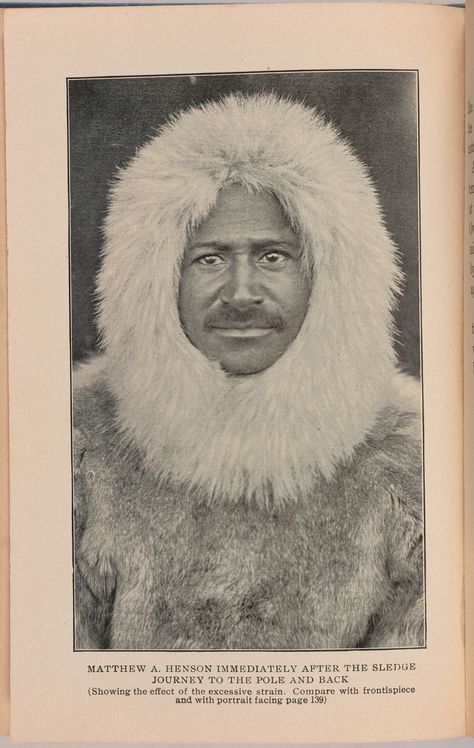 Matthew A. Henson - illustration in "A Negro Explorer at the North Pole" | Smithsonian Institution Matthew Henson, The North Pole, Smithsonian Institution, Montessori Materials, North Pole, Montessori, Movie Posters, Art, Film Posters