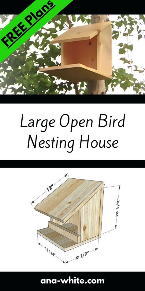 Dove House Diy, Diy Wood Bird House, Bird House Plans Free, Birdhouse Projects, Homemade Bird Houses, Habitat Garden, Planter Project, Creative Flooring, Bird House Plans