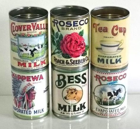 Reduced 6 Vintage Retro Food Tin Cans Replica Rustic Tin Can Display Antique Props Cafe Wedding Table Centre Pieces Decoration Weddings - Etsy Canada Cutlery Caddy, Wedding Table Display, Vintage Wedding Table, Favour Ideas, Dry Food Storage, Recycle Cans, Vintage Food, Cutlery Holder, Tin Cans