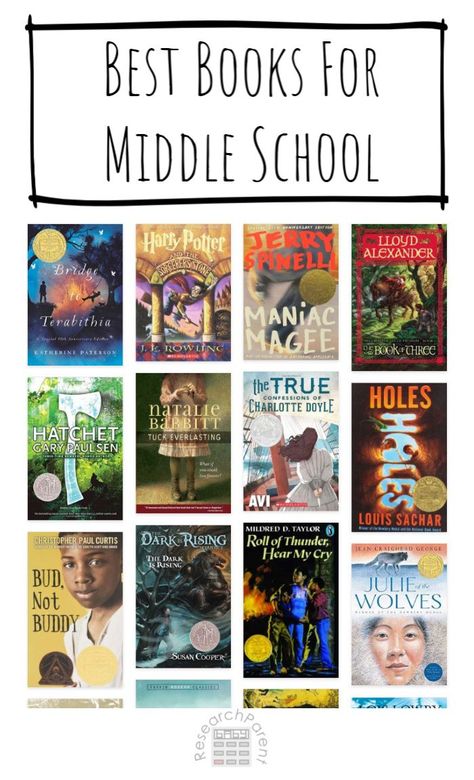 A selection of the best books for 7th and 8th grade compiled by cross-referencing multiple authoritative sources. Great books for 12, 13, and 14 year olds.  via @researchparent Middle Grade Book Series, Good Books For 12-14, 8th Grade Reading List, Middle School Reading List, Books For Middle Schoolers, Middle School Novel Studies, Books For Middle School, Middle School Novels, Abeka Homeschool