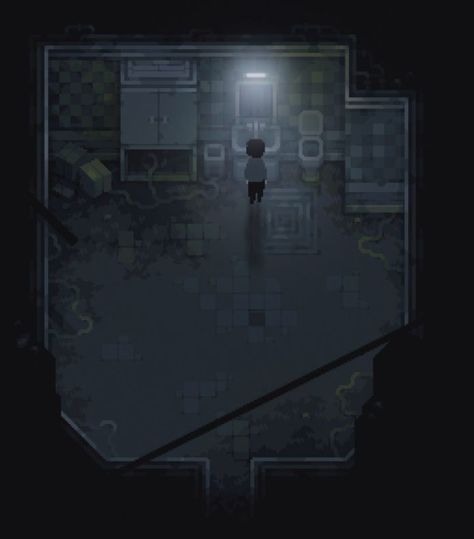 Pixel Horror Games, Horror Game Design, Hospital Pixel Art, Pixel Art Horror Game, 2d Horror Game, House Horror Game, Pixel Horror Game, Pixel Game Ui, Dark Pixel Art