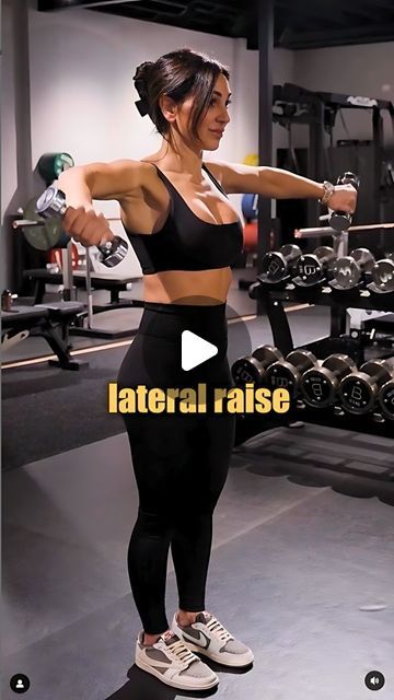 Fit Channel on Instagram: "Dumbbell Lateral Raise 💪 ​ If you lift weights and skip this exercise, are you even serious about training? ​ This is a go-to for anyone who loves building those capped deltoids. If building delts isn’t your thing, it’s time to rethink your approach! ​ Watch the video for few tips to ensure you get the most out of your dumbbell lateral raises. ​ ​ ​ Follow FIT CHANNEL for more expert tips and workout routines! ✅ ​ ​ ​ ​ ​ ​ ​ ​ ​ ​ ​ ​ ​ ​ #dumbbelllateralraise #shoulderworkout #deltoidworkout #cappeddeltoids #strengthtraining #fitnesstips #musclebuilding #workoutroutine #gymexercises #shoulderexercises #upperbodyworkout #fitnessmotivation #bodybuilding #weighttraining #exerciseform ​ via: australianstrengthcoach" Lat Dumbell Exercises, Lateral Raises Dumbbell, Delt Workout, Dumbbell Lateral Raise, Fitness Postpartum, Deltoid Workout, Dumbell Workout, Lift Weights, Lateral Raises