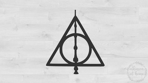 Deadly Hallows, Harry Potter Tattoo Sleeve, Icarus Tattoo, Harry Potter Houses Crests, Harry Tattoos, Hp Tattoo, Thigh Tat, Disney Decals, Harry Potter Background