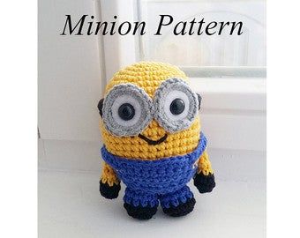 PATRÓN GRATIS de Minion Amigurumi paso a paso en español Minion Pattern, Minion Crochet, Toy Keys, Minion Movie, Pola Amigurumi, Crochet Keychain, Crochet Toy, Yarn Crafts, Crochet Toys