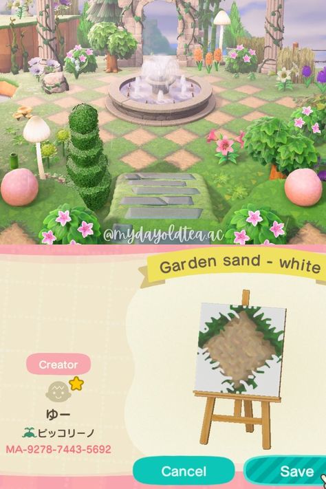 Animal Crossing Garden Codes, Acnh Path Codes, Acnh Path, Rock Path, Animal Crossing Wild World, Animal Crossing Qr Codes Clothes, Path Design, Animal Crossing Characters, Qr Codes Animal Crossing