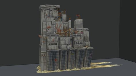 Minecraft Brutalist Architecture, Minecraft Create Mod Ideas, Minecraft Wasteland, Minecraft Space Station, Minecraft Building Ideas Cities, Minecraft Brutalist, Industrial Minecraft Builds, Minecraft Industrial Building, Minecraft Create Mod