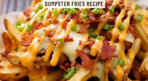 Dumpster Fries Recipe Roosters Dumpster Sauce Recipe, Dumpster Fries, Animal Style Sauce, Kitchen Guide, Fajita Seasoning, Fries Recipe, Food Yummy, Ultimate Comfort Food, Sauce Recipe