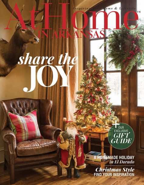 At Home in Arkansas | December 2015 English Cottage Christmas Decor, English Cottage Christmas, Cottage Christmas Decor, California Cottage, Cozy Beach Cottage, Cottage Winter, Cottage Journal, Country Home Magazine, Fairhope Alabama