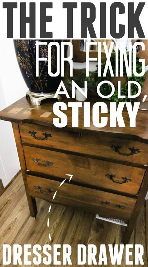 Drawer Repair, Restore Wood Furniture, Diy Furniture Repair, Old Dresser Drawers, Wood Repair, Furniture Fix, Dresser Drawer, Furniture Rehab, Furniture Repair