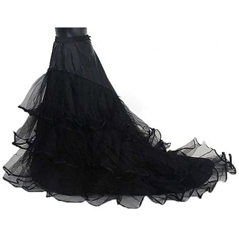 PRICES MAY VARY. Tulle Imported Drawstring closure Hand Wash Only Excellent Material: Soft polyester with lining, voile, wire, etc. This trumpet petticoat for wedding dress is designed with 3 layers and 2 hoops to shape your dress perfect and makes it look more puffy and elegant when you dress on. Most dresses need a petticoat underneath to keep its shape! Adjustable Full-Sized: The length of the 3 layers mermaid petticoat is 39.4inch /100cm in the front and 63inch/160cm in the back. Adjustable Petticoat For Wedding Dress, Slip Wedding Dress, Dress Train, Wedding Dress Train, Black Bride, Brides Wedding Dress, Other Half, Best Wedding Dresses, Long Wedding Dresses