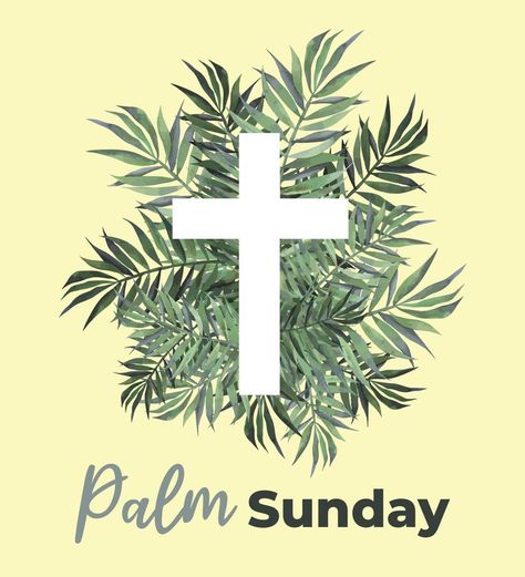 illustration of Christian Palm Sunday with palm branches and leaves and cross illustration Palm Sunday Artwork, Cross Illustration, Palm Branch, Palm Sunday, Baby Tattoos, Kids Church, School Project, Vector Drawing, School Projects