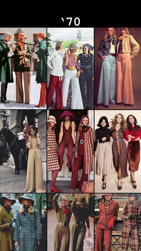 Late 70s Fashion, Decade Fashion, 60s Outfits, Inspi Outfit, Post Modernism, Retro Inspired Outfits, 60’s Fashion, 70s Clothes, Decades Fashion