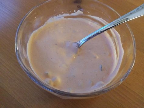 Thousand Island Dressing I #AllrecipesAllstarsCanada #ForThoseYouLove Cheesy Bean And Rice Burrito, Bean And Rice Burrito, Rice And Bean Burrito, Sweet Salad Dressings, Rice Burrito, Homemade Thousand Island Dressing, Mac Sauce Recipe, Bean And Rice, Atkins Diet Recipes