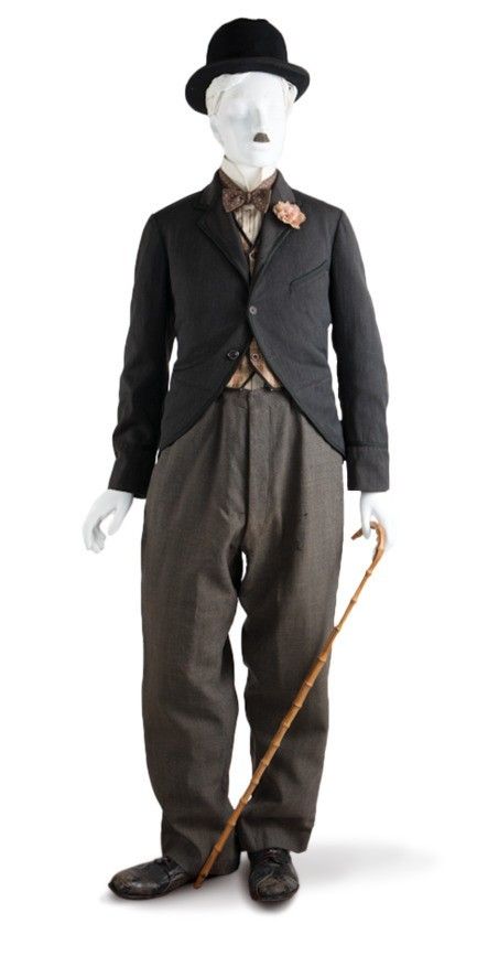 Different original "Tramp" costume located at the "Chaplin World" Geneva Charlie Chaplin Costume, Charlie Chaplin, Men's Clothes, Classic Movies, Geneva, Actors & Actresses, Work Wear, Outfit Ideas, Actresses