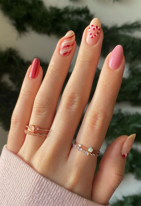 Christmas nail art, xmas nails, festive nails, Christmas nails red, Christmas nails simple, simple Christmas nails, Cute Christmas nails, Christmas nail colors, Christmas nails French tips Nail Festive, Short Christmas Nail Ideas, Christmas Sweater Nails, Nails Festive, Christmas Nail Colors, Festive Nails, Christmas Nail Ideas, Festive Nail Designs, Candy Cane Lane