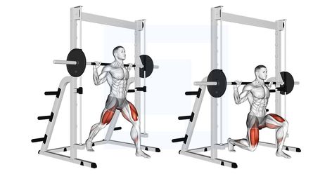 Smith Machine Leg Workout, Machine Leg Workout, Leg Workout Exercises, Smith Machine Squat, Hip Extension Exercise, Stiff Leg Deadlift, Leg Workouts Gym, Leg Exercises, Workout Exercises