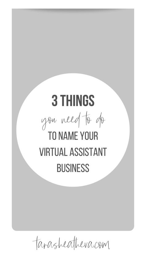 Don't get stuck starting your virtual assistant business because of the name. Follow these three easy tips to choose your virtual assistant business name. Virtual Assistant Tools, Virtual Assistant Training, Virtual Assistant Jobs, Business Checklist, Business Basics, Virtual Assistant Business, Virtual Assistant Services, A Name, Virtual Assistant