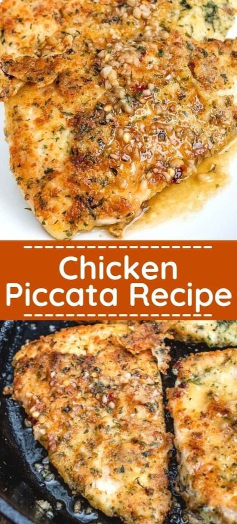 This one is on my list of favorite chicken recipes. I love anything lemon, and this recipe delivers on flavor. I think lemon sauce for chicken is the best idea ever, and this easy chicken piccata sauce has all that lemon taste I love, plus a creamy consistency achieved by mixing in the butter. Sweet Hawaiian Chicken, Lemon Sauce For Chicken, Piccata Sauce, Chicken Piccata Recipe, Piccata Recipe, Black Pepper Chicken, Favorite Recipes Chicken, Breaded Chicken Breast, Chicken Recipies