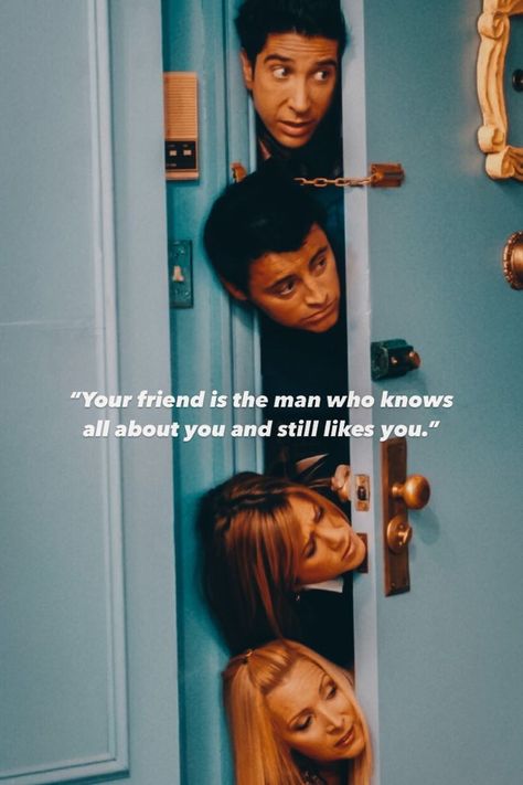 “Your friend is the man who knows all about you and still likes you.” #friends #bff #bestfriendprompictures #quotes #movie Male Bestie, Taste In Men, Send To Friends, Quotes Movie, Friend Quotes, Prom Pictures, Best Friend Quotes, Unconditional Love, Who Knows