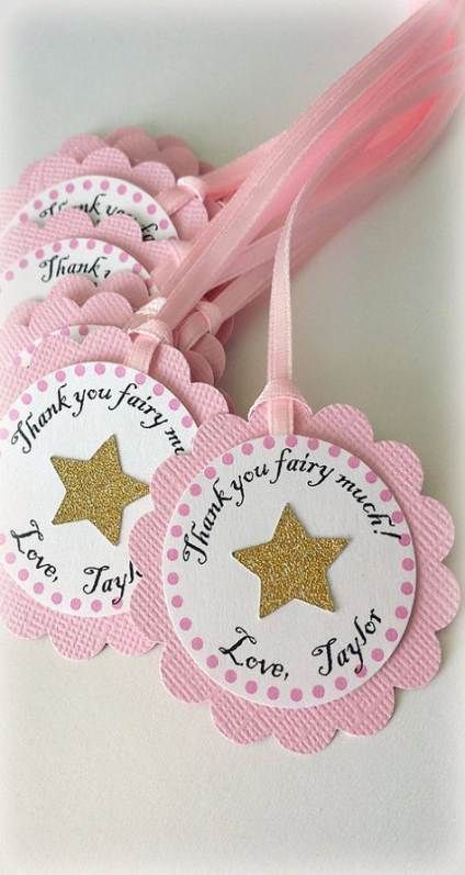 Faerie Party, Tinkerbell Party Theme, Pink Princess Party, Fairy Princess Party, Fairy Theme, Birthday Glitter, Fairy Tea Parties, Favour Tags, Princess Party Favors