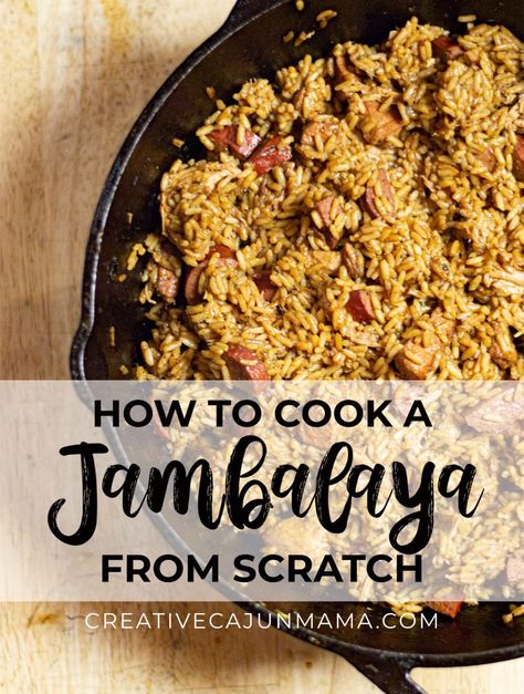 Pork Jambalaya Recipe Cajun, Homemade Jambalaya Recipe, Cajun Ninja Jambalaya Recipe, Cajun Jambalaya Recipe Louisiana, Authentic Cajun Jambalaya Recipe, Brown Jambalaya Recipe, Pork Jambalaya Recipe, Louisiana Jambalaya Recipe, Louisiana Jambalaya