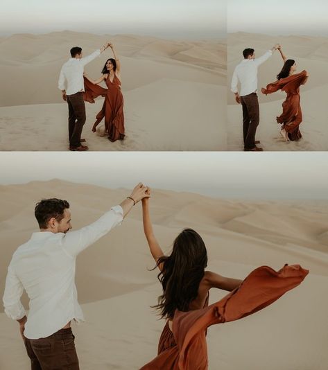 Bridal Photography Ideas, Imperial Sand Dunes, Desert Photoshoot Ideas, Sand Dunes Photoshoot, Desert Photoshoot, Dream Images, Desert Photography, Engagement Pictures Poses, California Wedding Photography