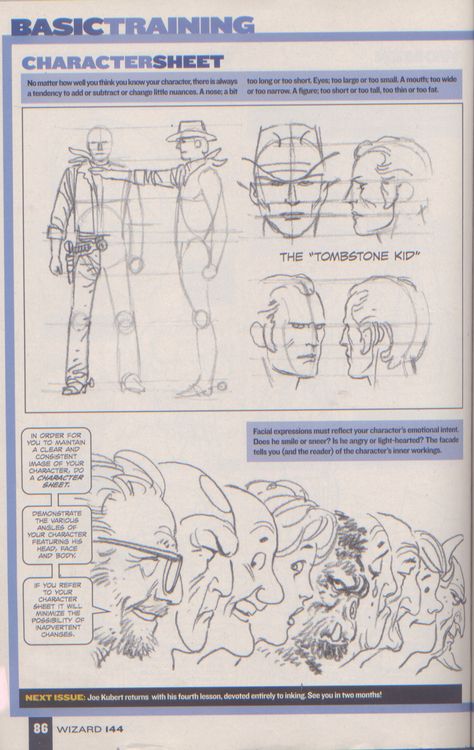 How To Draw Comic Book Style Step By Step, Comic Tutorial Character Design, How To Draw Comic Style, Wizard Magazine, How To Draw Characters, Book Art Tutorial, Ink Drawing Techniques, Joe Kubert, Film Characters