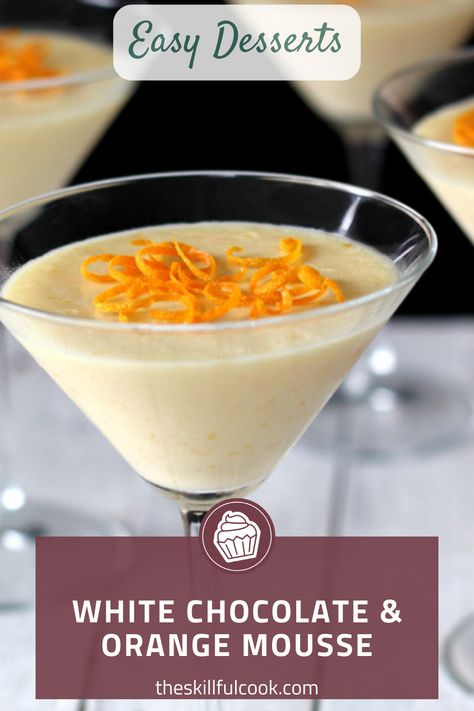 Dive into a delightful blend of white chocolate and zesty orange in this creamy mousse recipe. It's an elegant yet easy dessert that will crown your dinner perfectly. The subtle punch of orange liqueur paired with the velvety Crème Anglaise is nothing short of a sweet dream. Whether for a weekend treat or a special gathering, this mousse will not disappoint. Tempted? Hit 'Save' for a sweet journey! Moose Dessert, Chocolate Orange Mousse, Orange Mousse, Orange Liqueur, White Chocolate Mousse, Mousse Recipes, Scrumptious Desserts, Big Meals, Plated Desserts