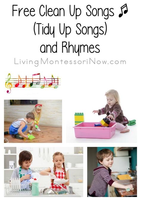 LOTS of free clean up songs and tidy up songs for home or classroom - many for toddlers and preschoolers with some for older children, too! Clean Up Song, Learn Singing, Montessori Parenting, Circle Time Activities, Montessori Lessons, Art Activities For Toddlers, Free Preschool Printables, Singing Tips, Singing Lessons