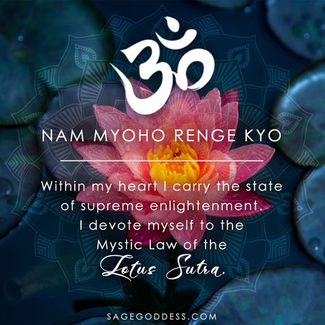 By beginning your day chanting the Namo Myoho Mantra, you open yourself to the state of enlightenment that resides within your heart. May this mantra begin your every morning with peace and devotion. Benefits Of Dancing, Nam Myoho Renge Kyo, Monday Mantra, Dancing Ballroom, Lotus Sutra, Buddhist Mantra, Arte Yoga, Om Mantra, Yoga Studio Design