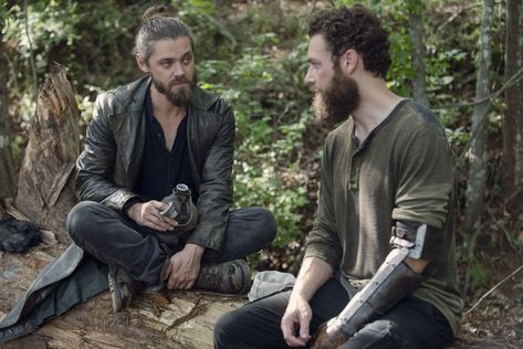 'The Walking Dead' showrunner on if Jesus and Aaron are a couple Paul Monroe, Paul Rovia, Tom Payne, Jena Malone, Michael Rooker, Prodigal Son, Jamie Campbell Bower, Kevin Costner, Michael Sheen