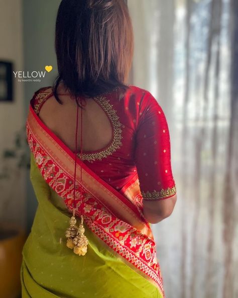 Silk Saree Blouse Designs Handwork, Simple Silk Blouse Designs Latest, Silk Saree Blouse Designs With Work, Aari Work Paithani Blouse Simple Design, Silk Blouse Work Designs Latest, Silk Saree Aari Work Blouse Designs, Simply Blouse Designs, Silk Saree Blouse Embroidery Designs, Different Blouse Designs For Silk Saree