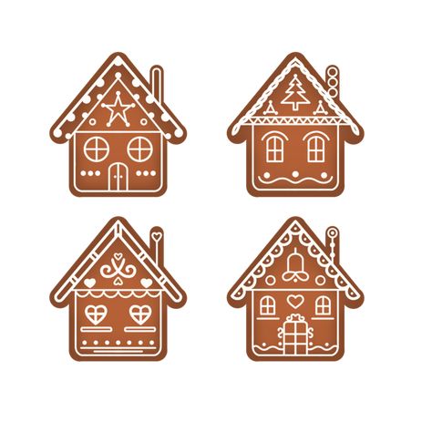 Gingerbread House Clip Art, Cute Gingerbread House, House In Winter, Ginger House, Gingerbread House Designs, Winter Png, Free Svgs, Christmas Gingerbread Men, Christmas Gingerbread House