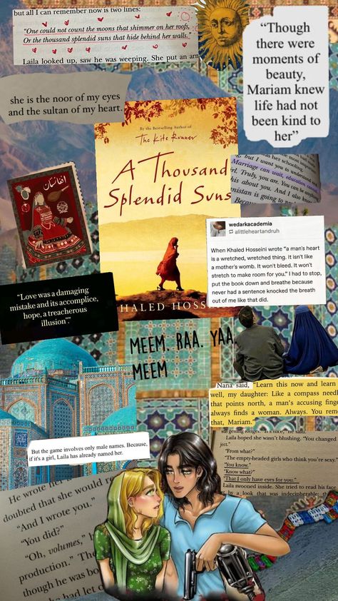 A thousand splendid suns ~Khaled Hosseini #pilatesprincess #coffeeaesthetic #wishlist #bookcover #bookaesthetic #book #books #bookish A Thousand Splendid Suns Fanart, Khaled Hosseini Books, Thousand Splendid Suns Quotes, A Thousand Splendid Suns, Dark Academia Wallpaper, Sun Quotes, Book Hangover, The Kite Runner, Khaled Hosseini