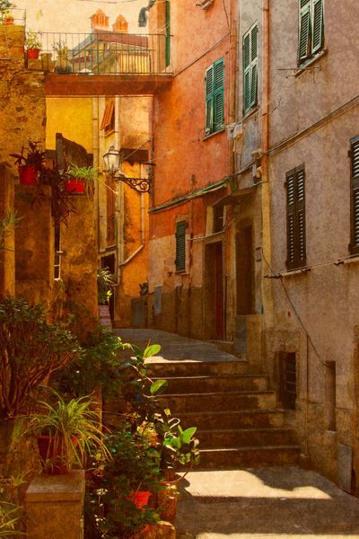 European urban ally home Stone Buildings, Capital Cities, Liguria Italy, Cinque Terre Italy, Places Around The World, Wonderful Places, Travel Around The World, Italy Travel, Travel Around