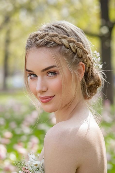 Discover the beauty of braided hairstyles with a stunning, intricate halo braid that elevates any look. This gorgeous style frames the face elegantly, combining elements of classic French braids and modern twists for a unique flair. Perfect for an elegant event or a casual day out, this braided hairstyle celebrates your natural beauty while providing a timeless, sophisticated vibe. Explore how to achieve this lovely look! #braidedhairstyles Crown Braid Long Hair, Braid Long Hair, Beautiful Braided Hairstyles, Halo Braid, French Braids, Gorgeous Style, Braided Hairstyle, Crown Braid, Braids For Long Hair