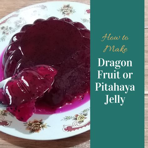 Dragon Fruit Tea Recipe, Dragon Fruit Jam Recipe, Dragon Fruit Jelly, Fruit Jelly Recipe, Dragon Fruit Juice, Dragonfruit Recipes, Fruit Jam Recipes, Healthy Fiber, Fruit Sauce