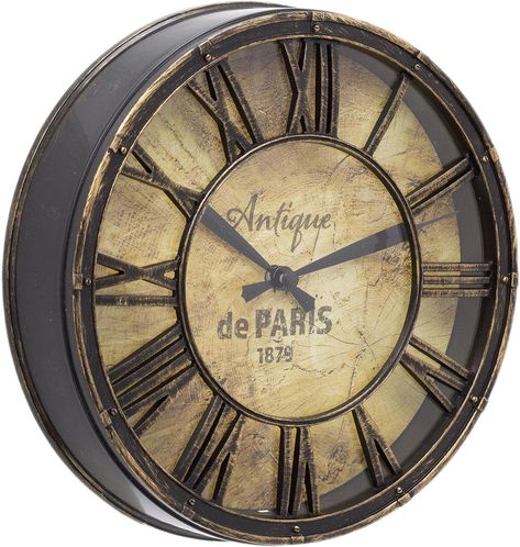 This antique-style wall clock fits perfectly with a vintage aesthetic, whilst adding a hint of chic French to your room.
Click the link to buy now or find out more.
#ad #clock #wallclock #time #paris #vintage #antique #distressed #decor #cottage #frenchcottage #analogue #cottagecore #gothic #industrial #gift Cottagecore Furniture, Gothic Industrial, Distressed Decor, Clock Antique, Clock Vintage, Style Français, Paris Vintage, Round Clock, Wood Wall Clock