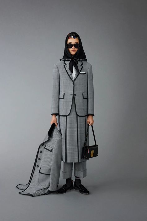 Thom Browne Pre-Fall 2023 Fashion Show | Vogue Tom Browne, Boyish Style, Pre Fall 2023, Tailored Skirt, Iranian Women, Pre Fall Collection, 2023 Collection, 2023 Fashion, Fashion Show Collection