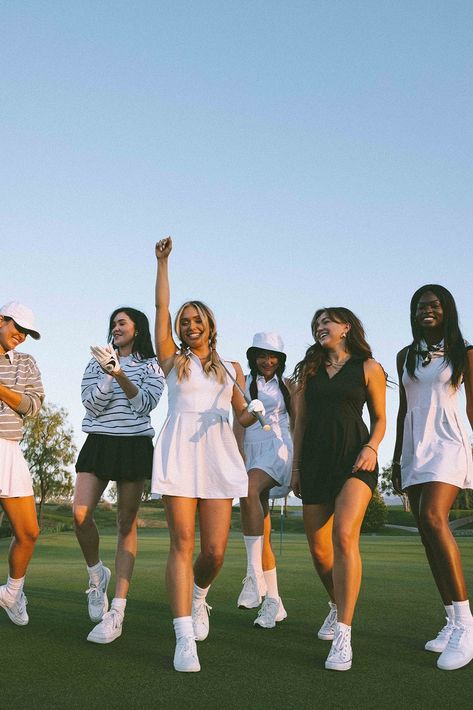 Golf Campaign, Golf Shoot, 18th Photoshoot, Golf Photoshoot, Golf Lifestyle, Golf Fits, Tennis Photoshoot, Golf Aesthetic, Golf With Friends