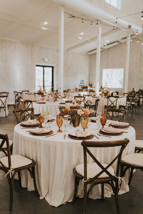 This terracotta toned wedding is the only wedding inspiration you’ll need! Erin and Connor got married at Woodlands, the iconic white barn venue in Morrison, Colorado. Adorned in a rust orange palette and dried florals, this wedding was the perfect boho fall wedding! Light Gray Wedding, Orange Palette, Mountain Bride, Wedding Planning Guide, White Barn, Boho Fall, Gray Weddings, Next Door, Colorado Wedding